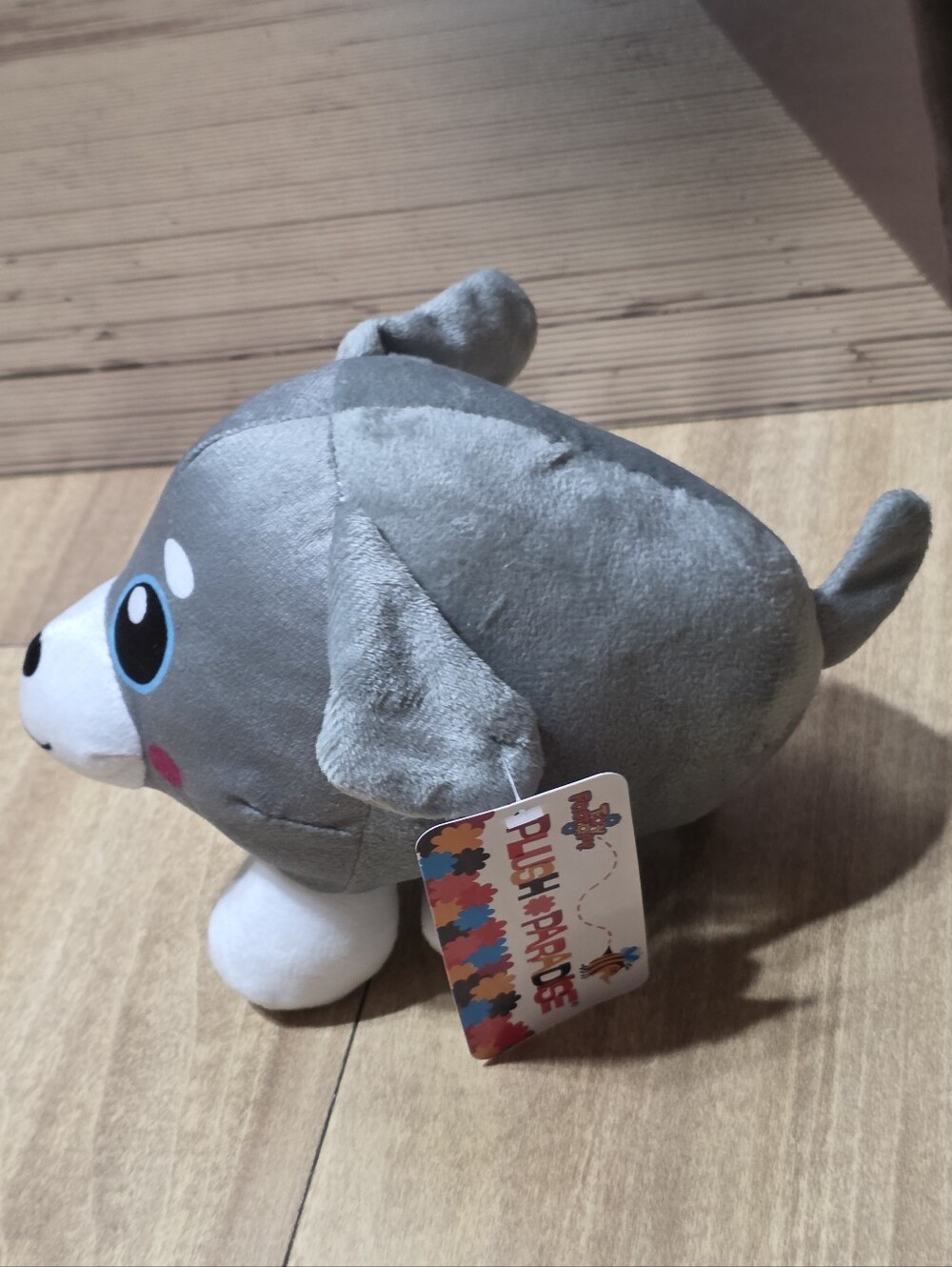Plush Paradise Toy Factory  Pals Gray Puppy Stuffed Animal - Plush Paradise